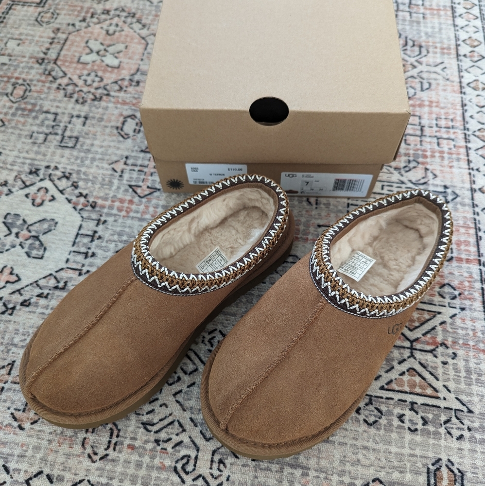 UGG Tasman Slipper Chestnut Size 7